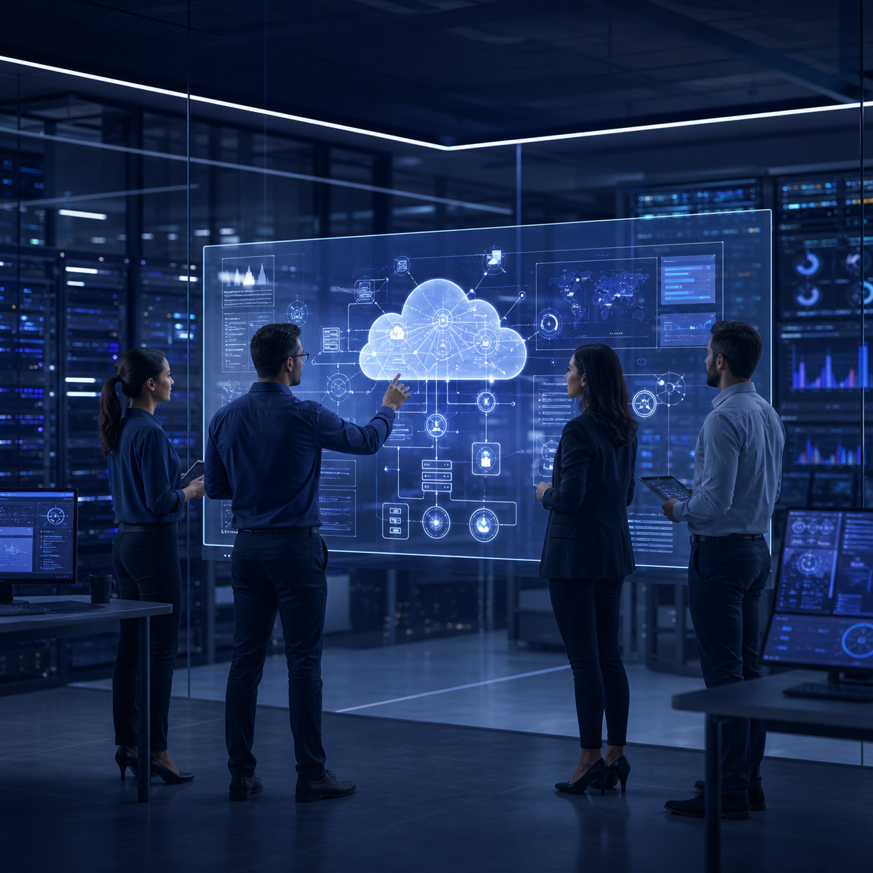 AI dashboard and automation workflow for custom software development